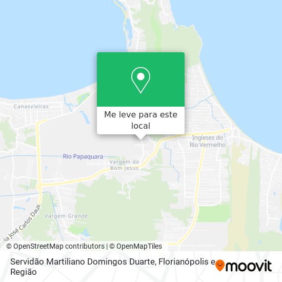 Servidão Martiliano Domingos Duarte mapa