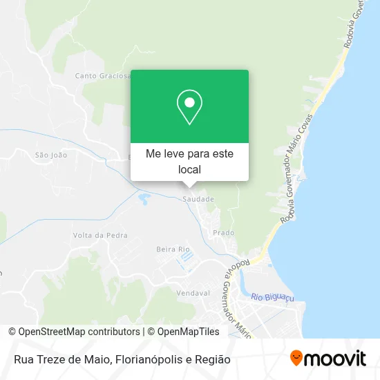 Rua Treze de Maio mapa