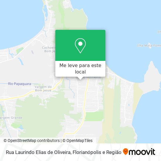 Rua Laurindo Elias de Oliveira mapa