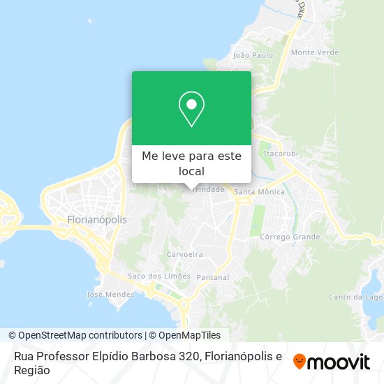 Rua Professor Elpídio Barbosa 320 mapa