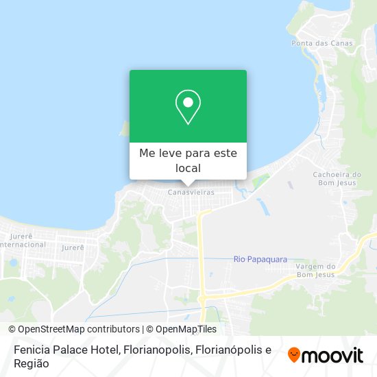 Fenicia Palace Hotel, Florianopolis mapa