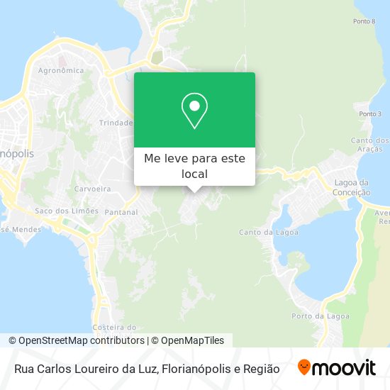 Rua Carlos Loureiro da Luz mapa