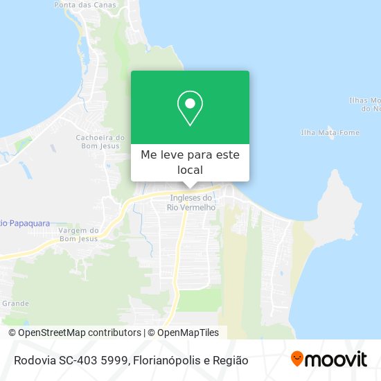 Rodovia SC-403 5999 mapa