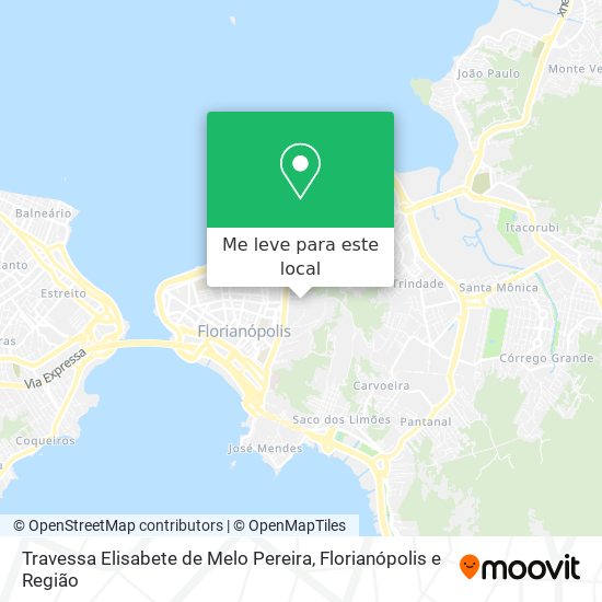 Travessa Elisabete de Melo Pereira mapa