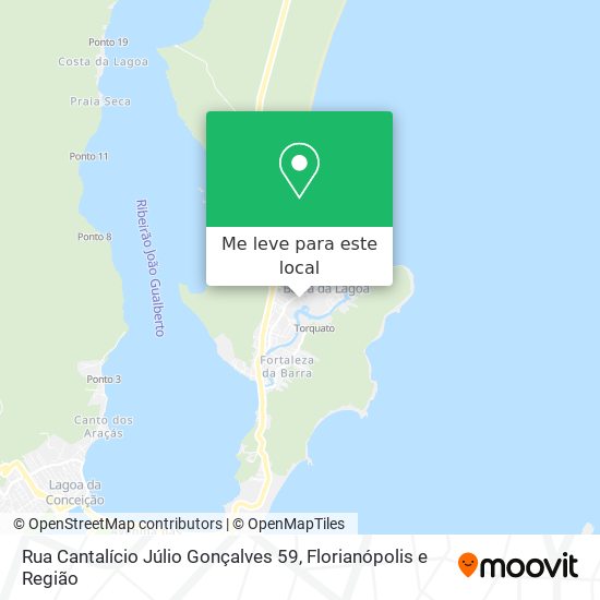 Rua Cantalício Júlio Gonçalves 59 mapa