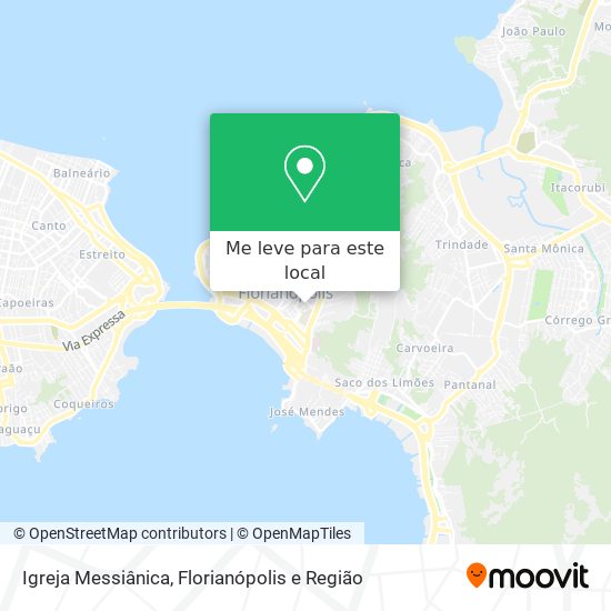 Igreja Messiânica mapa
