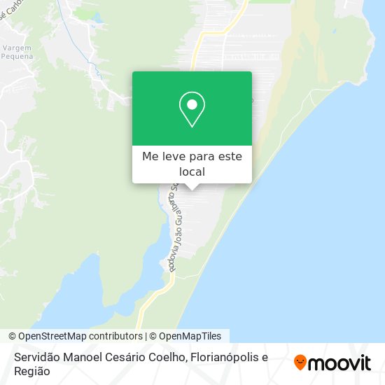 Servidão Manoel Cesário Coelho mapa