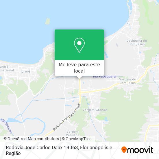 Rodovia José Carlos Daux 19063 mapa