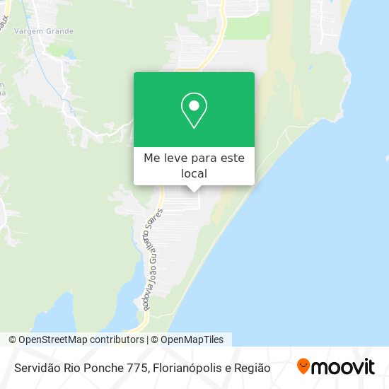 Servidão Rio Ponche 775 mapa