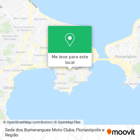 Sede dos Bumerangues Moto Clube mapa