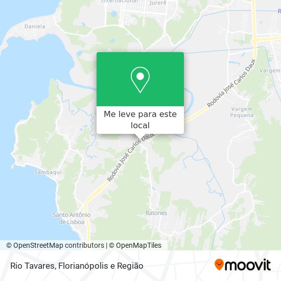 Rio Tavares mapa