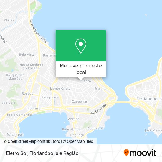 Eletro Sol mapa