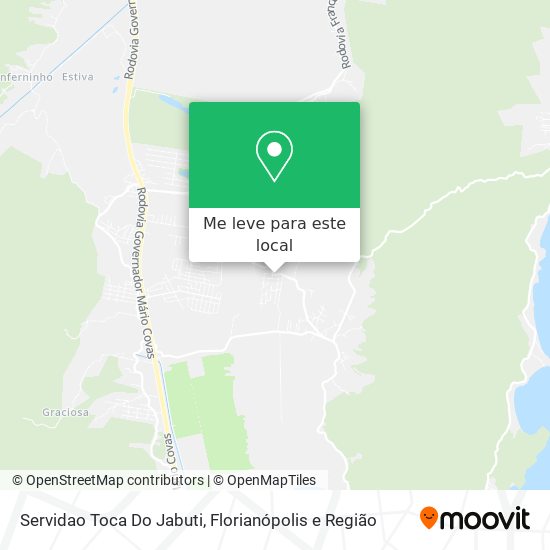 Servidao Toca Do Jabuti mapa