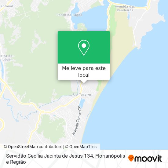 Servidão Cecília Jacinta de Jesus 134 mapa