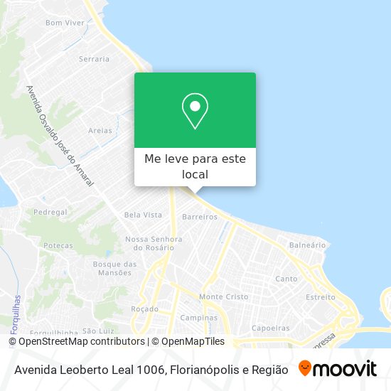 Avenida Leoberto Leal 1006 mapa
