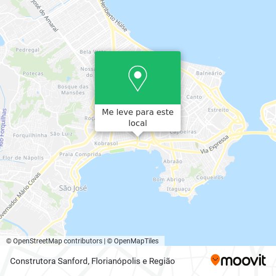 Construtora Sanford mapa