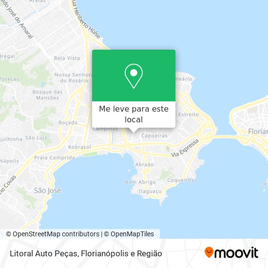 Litoral Auto Peças mapa