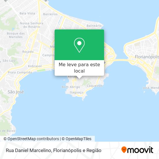 Rua Daniel Marcelino mapa