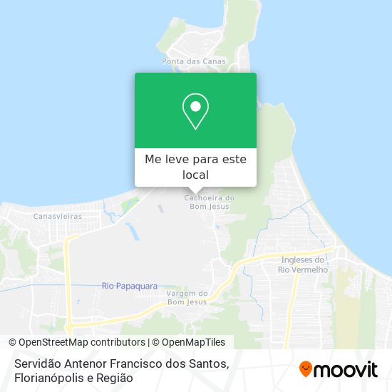 Servidão Antenor Francisco dos Santos mapa