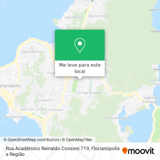 Rua Acadêmico Reinaldo Consoni 719 mapa