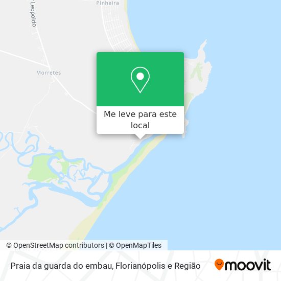 Praia da guarda do embau mapa
