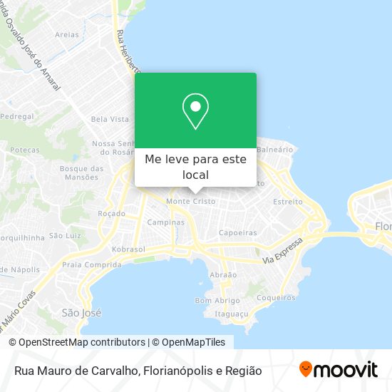 Rua Mauro de Carvalho mapa
