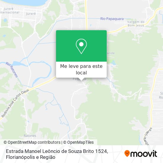 Estrada Manoel Leôncio de Souza Brito 1524 mapa