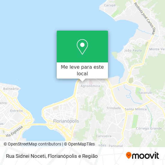 Rua Sidnei Noceti mapa