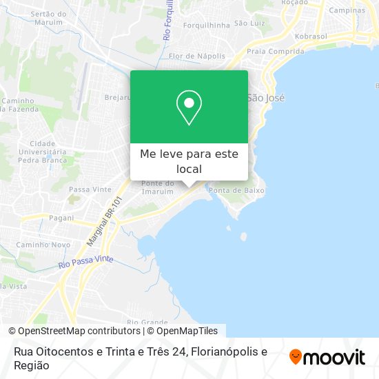 Rua Oitocentos e Trinta e Três 24 mapa