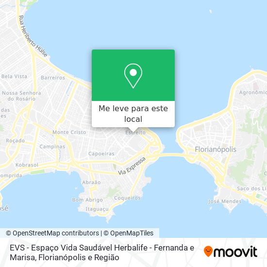 EVS - Espaço Vida Saudável Herbalife - Fernanda e Marisa mapa