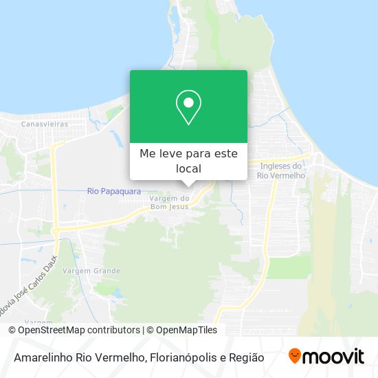 Amarelinho Rio Vermelho mapa