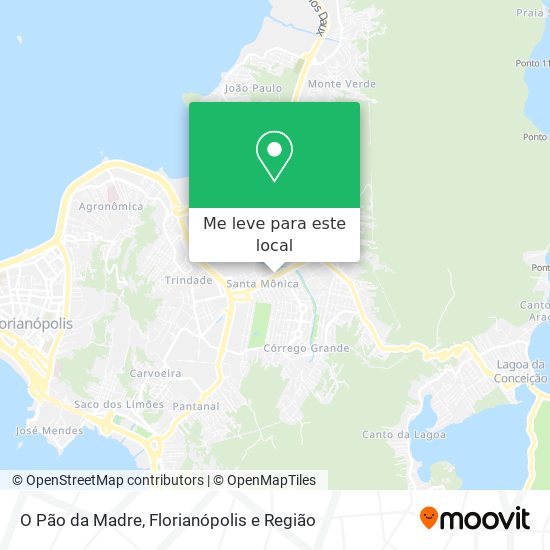 O Pão da Madre mapa