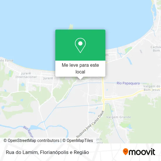 Rua do Lamim mapa