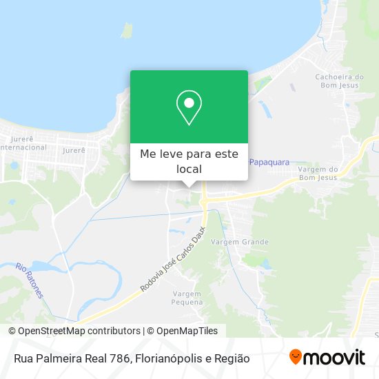 Rua Palmeira Real 786 mapa