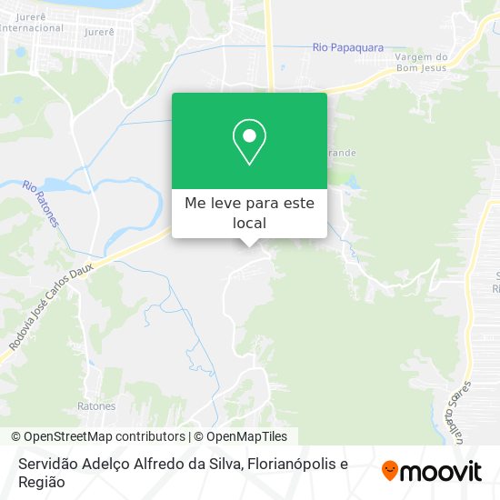 Servidão Adelço Alfredo da Silva mapa