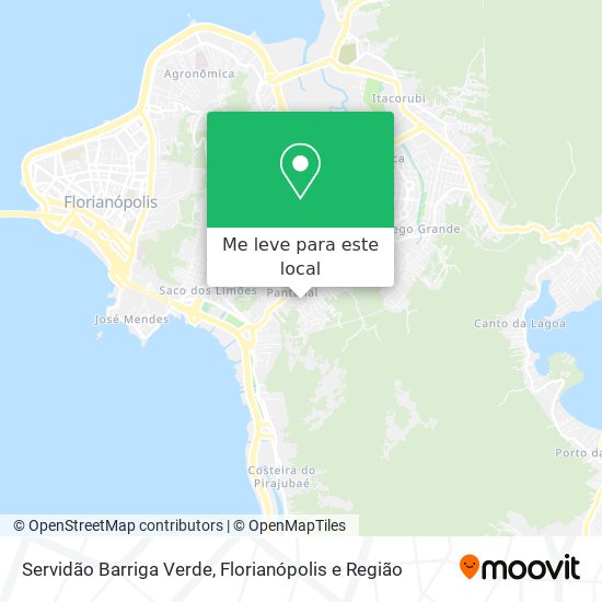 Servidão Barriga Verde mapa