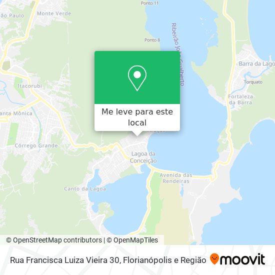Rua Francisca Luiza Vieira 30 mapa