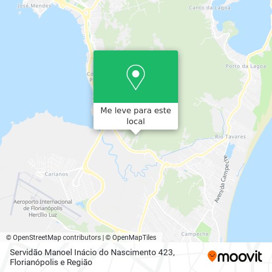 Servidão Manoel Inácio do Nascimento 423 mapa