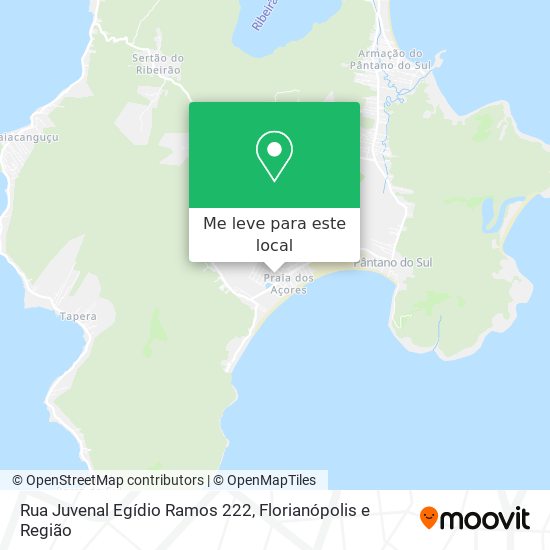 Rua Juvenal Egídio Ramos 222 mapa