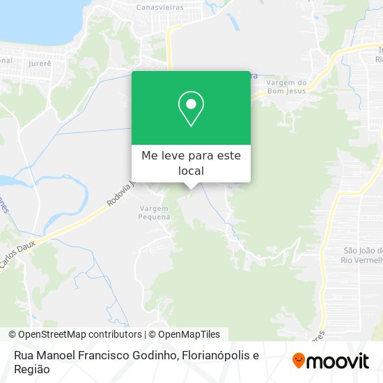 Rua Manoel Francisco Godinho mapa