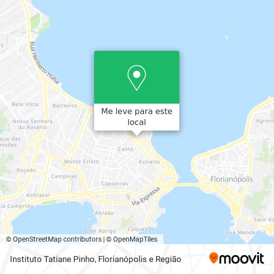 Instituto Tatiane Pinho mapa