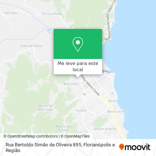 Rua Bertoldo Simão de Oliveira 895 mapa