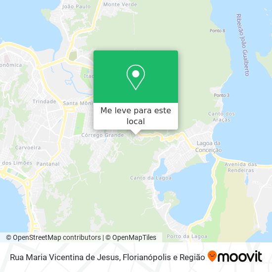 Rua Maria Vicentina de Jesus mapa