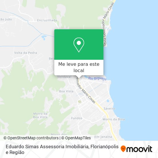 Eduardo Simas Assessoria Imobiliária mapa