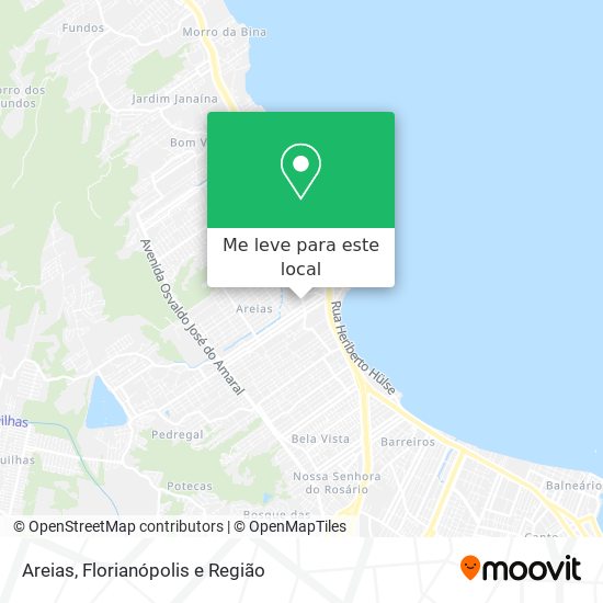 Areias mapa