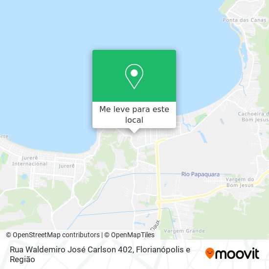 Rua Waldemiro José Carlson 402 mapa