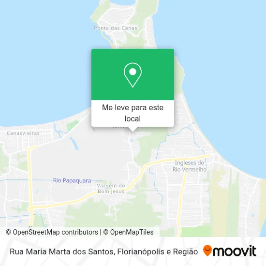 Rua Maria Marta dos Santos mapa