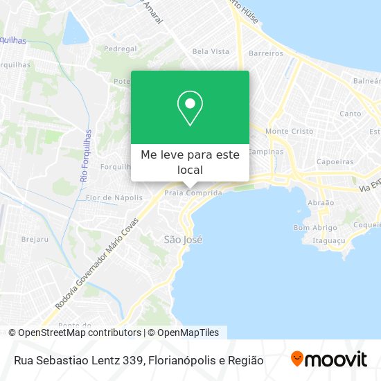 Rua Sebastiao Lentz 339 mapa