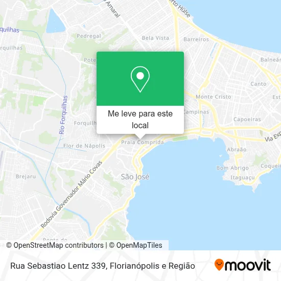 Rua Sebastiao Lentz 339 mapa