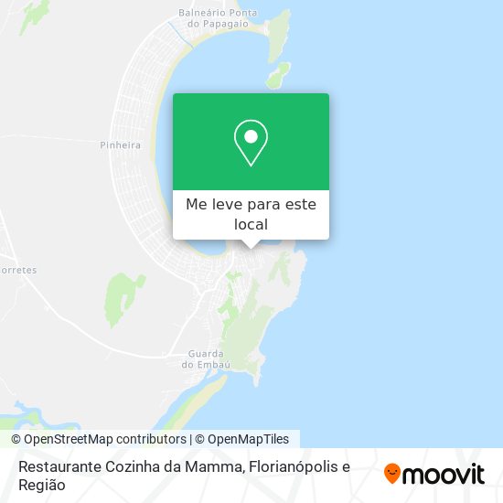 Restaurante Cozinha da Mamma mapa